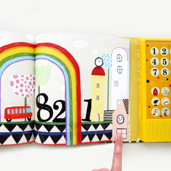 Vaikiška knyga spalvotos skaičių pasakėlės