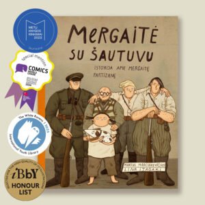 Mergaitė su šautuvu
