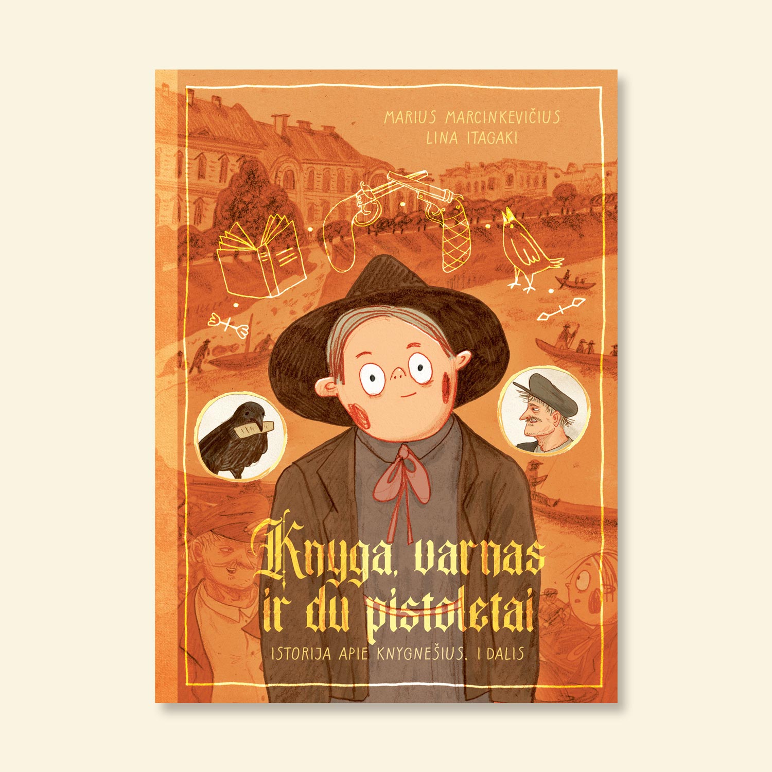 Knyga varnas ir du pistoletai